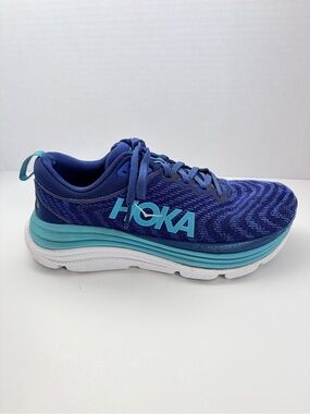 Hoka Gaviota 5 Running Shoes Stability Cushioned Sneakers Blue Teal Size 7.5
